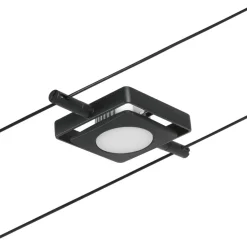 LED-Vaijerivalaisinsetti Paulmann Mac 5 valaisinta + muuntaja + vaijeri mattamusta