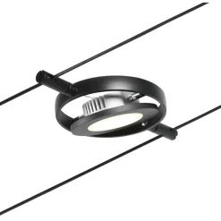 LED-Vaijerivalaisinsetti Paulmann RoundMac 5 valaisinta + muuntaja + vaijeri eri värejä