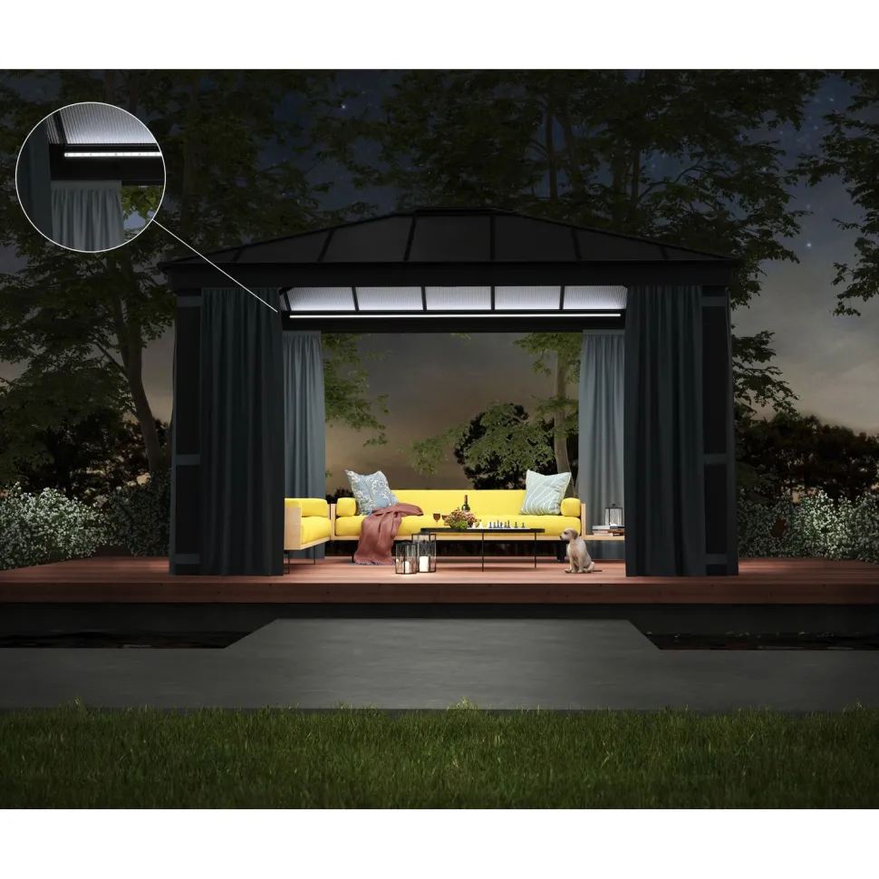 LED-valonauha Palram-Canopia Outdoor, IP67, ulkokäyttöön, himmennettävä