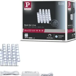 LED-valonauha Paulmann MaxLED 500, aloituspakkaus, 1.5m, IP44, 9W, 440lm/m, 6500K, 20VA