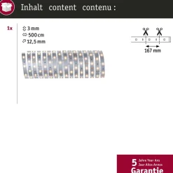 LED-valonauha Paulmann MaxLED 250, 300lm/m, 2700K, eri kokoja