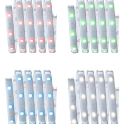 LED-valonauha Paulmann MaxLED 250, Smart Home Zigbee 3.0, aloituspakkaus, 1.5m, IP44, 9W, 180lm/m, 30LEDs/m, RGBW+, 24VA