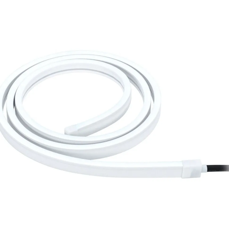 LED-valonauha Paulmann Plug & Shine Smooth, 2m, Smart Home Zigbee 3.0, IP67, RGBW+, valkoinen
