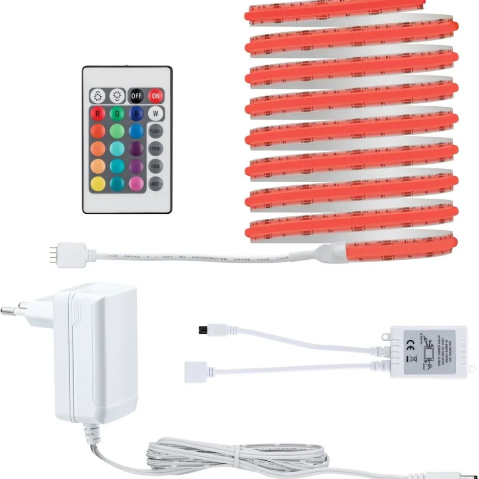 LED-valonauha Paulmann SimpLED Full-Line COB, 330lm/m, 840LEDs/m, RGB, 24VA, eri kokoja