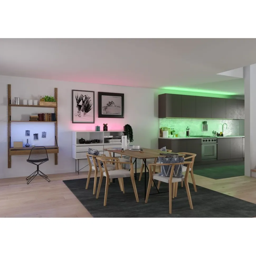 LED-valonauha Paulmann SimpLED Full-Line COB, 330lm/m, 840LEDs/m, RGB, 24VA, eri kokoja