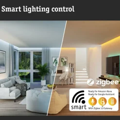 LED-valonauhasarja Paulmann SimpLED, Smart Home Zigbee 3.0, 5m, 20W, 100lm/m, 30LED/m, RGB, 24VA