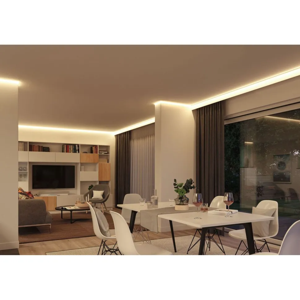 LED-valonauhasarja Paulmann SimpLED, Smart Home Zigbee 3.0, 5m, 20W, 100lm/m, 30LED/m, RGB, 24VA