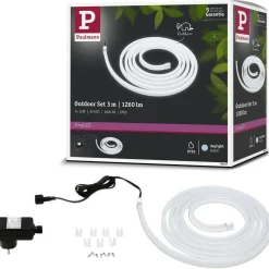 LED-valonauha ulkokäyttöön Paulmann SimpLED, 3m, IP65, 12W, 200lm/m, 6500K, 18VA