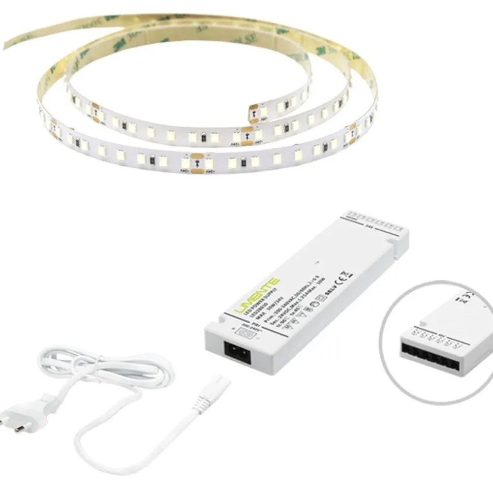 LED-valonauha + virtalähde Limente KIT-PROLITE, 5m