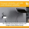 LED-valonheitin aurinkokennolla Paulmann Solar Flotas, hämäräohjattu liiketunnistin (HF), IP65, 3000K, 700lm, antrasiitti