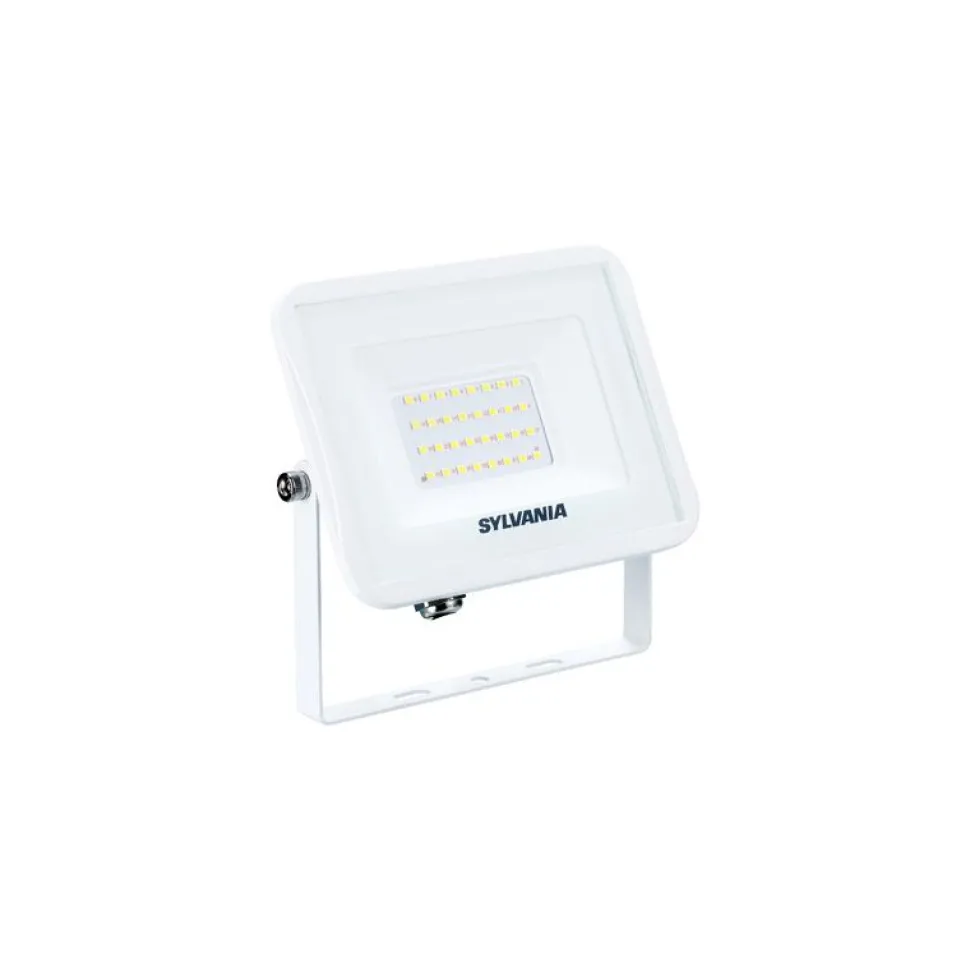 LED-Valonheitin Sylvania Start Flood Flat 27W 3000K IP65 valkoinen
