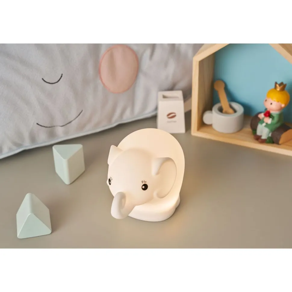 LED-yölamppu Paulmann Pauleen Elephant, RGBW+, valkoinen