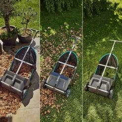 Lehtienkerääjä Gardena sis. harjakset nurmelle ja terassikiveykselle