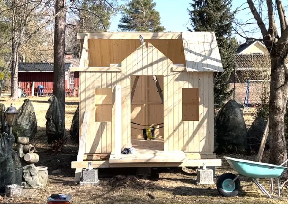 Leikkimökki Palmako Jennie 3,6 m²