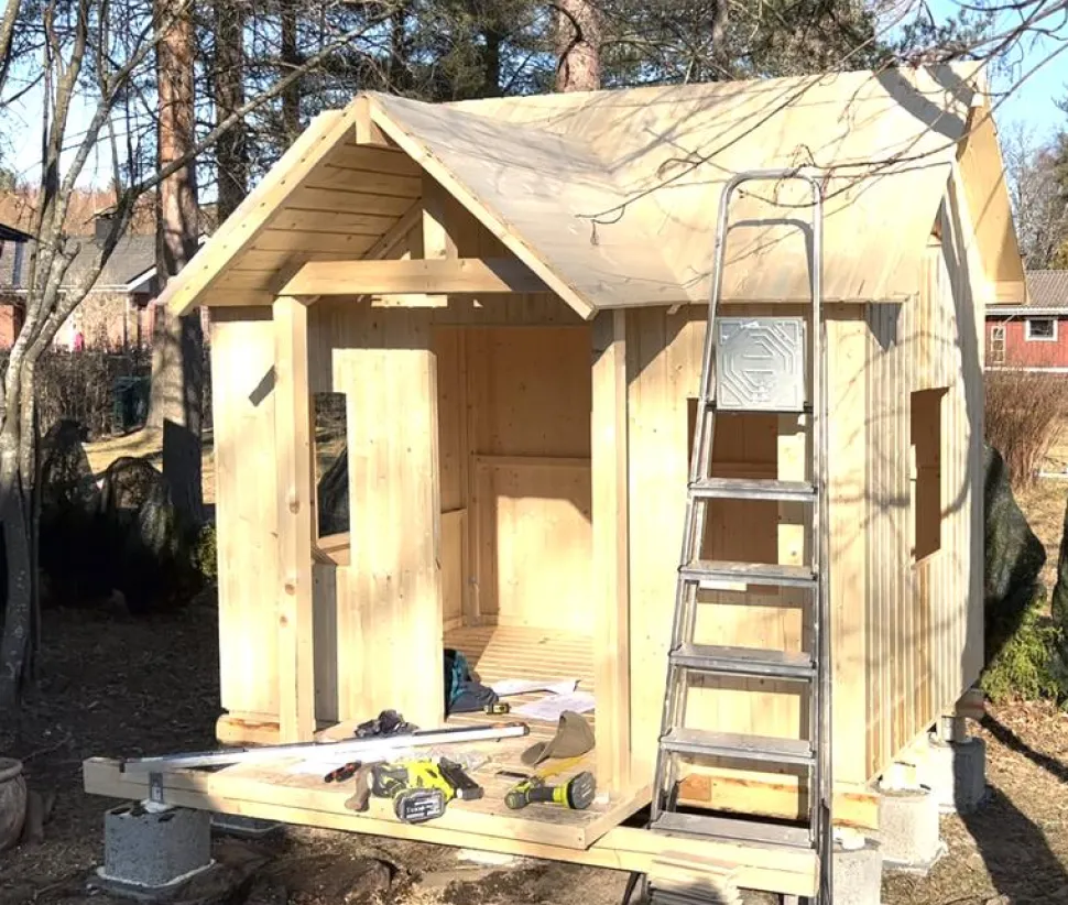 Leikkimökki Palmako Jennie 3,6 m²