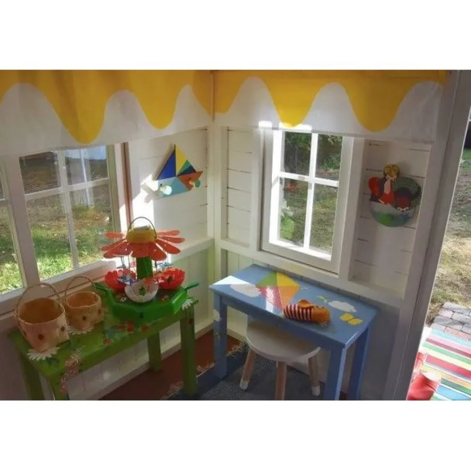 Leikkimökki parvella Jalotakka, 4.8m², puuvalmis