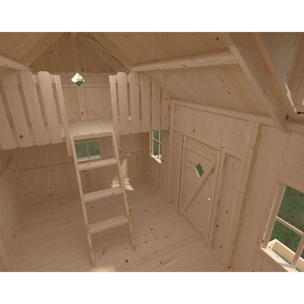 Leikkimökki parvella Palmako Marie 5,4 m²