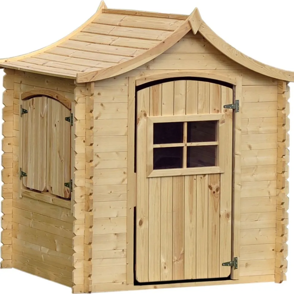 Leikkimökki Timbela M550, 1.1m², eri vaihtoehtoja