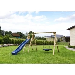 Leikkiteline Palmako Kasper sis. keinu + pesäkeinu + kiipeilyteline