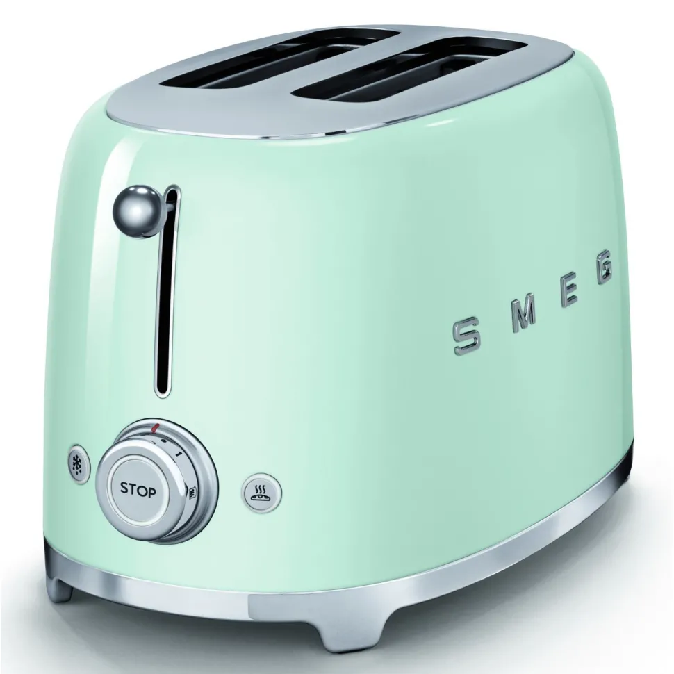 Leivänpaahdin Smeg TSF01PGEU 2-viipaleen mintunvihreä