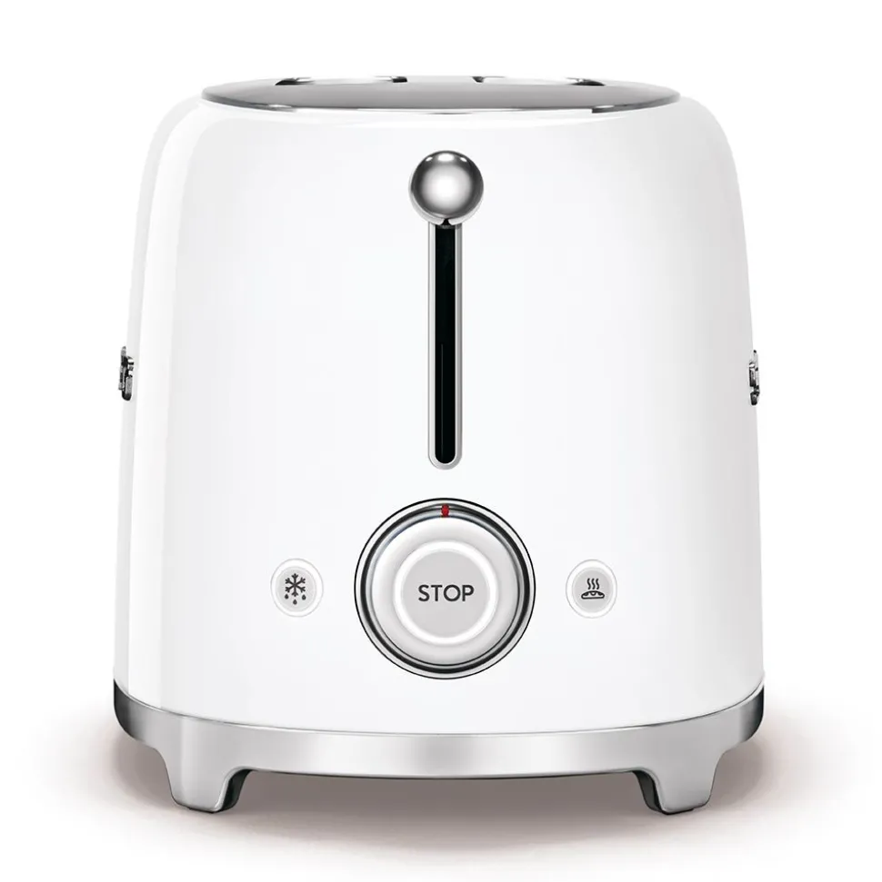 Leivänpaahdin Smeg TSF01 2 viipaletta valkoinen