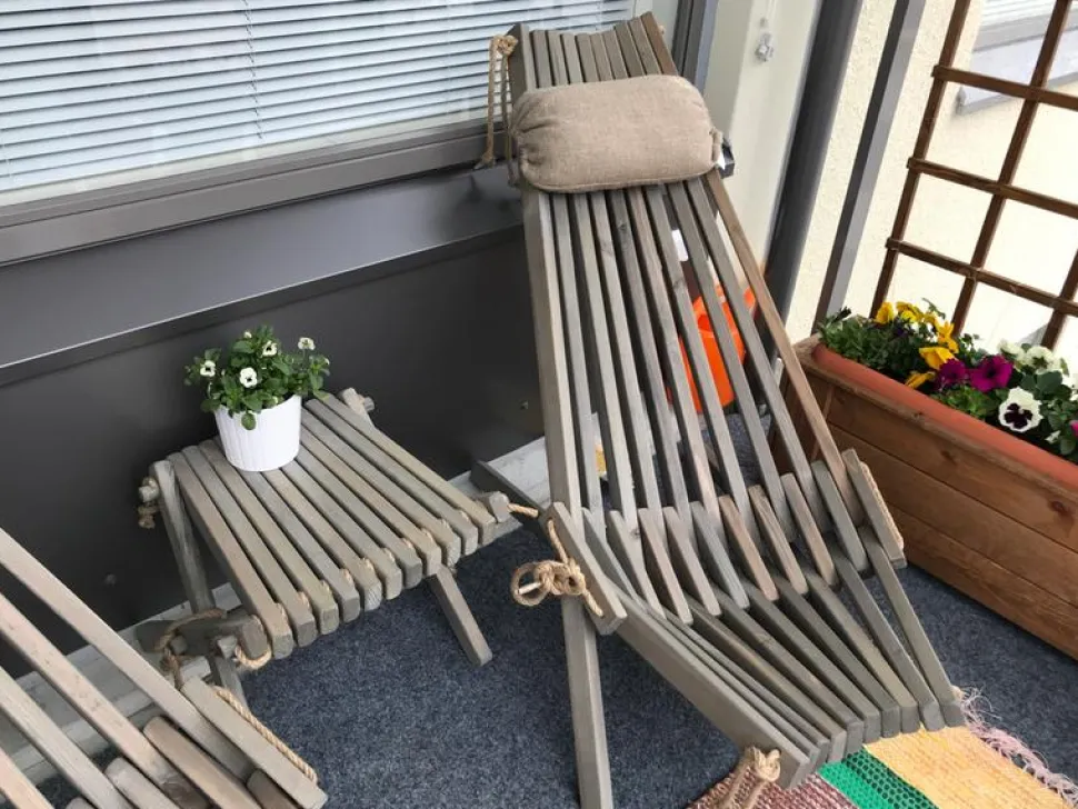 Lepotuoli EcoFurn Ekotuoli mänty harmaa