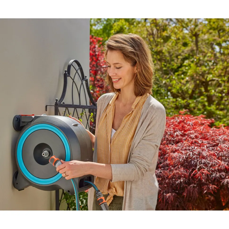 Letkukela Gardena Dual Manual M 20 m seinäkiinnitys / siirrettävä