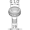 Letkuliitin Oras 223012 G1/2X19 mm kromi