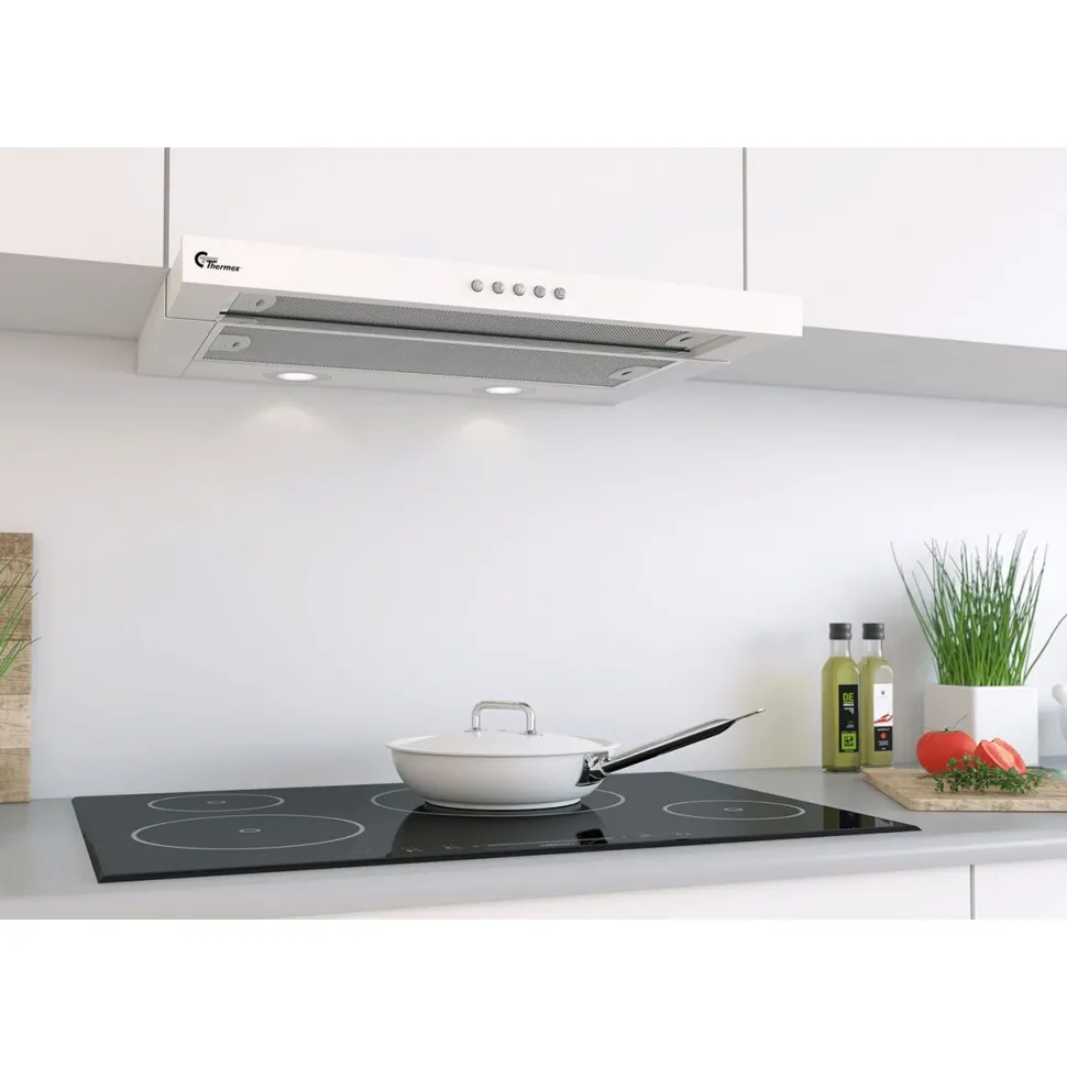 Liesikupu Thermex Super Silent Slider 600mm valkoinen ilmanvaihdon ohjaus/tehostus