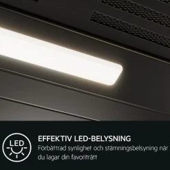 Liesituuletin AEG DPE5650M, 59.8cm, kaapiston alle, teräs
