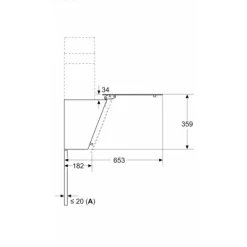 Liesituuletin Bosch Serie 2 DWK65DK60 60cm musta