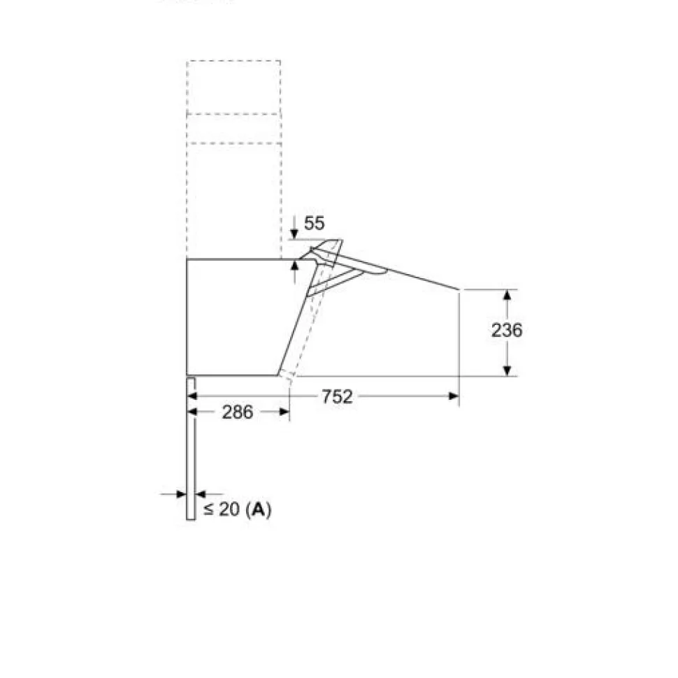 Liesituuletin Bosch Serie 4 DWK67FN60 60cm musta