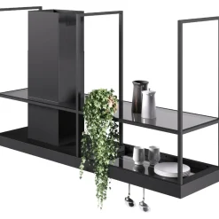 Liesituuletin Faber T-Shelf omalla moottorilla musta