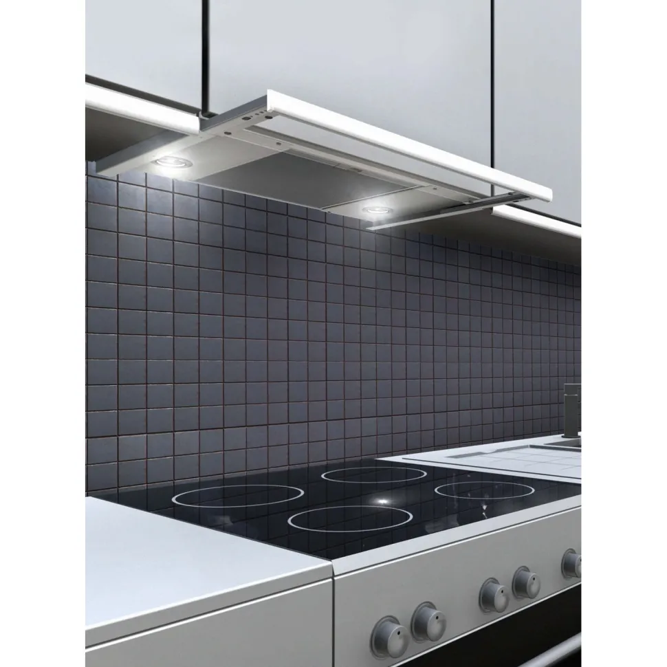 Liesituuletin Frank Slimline F300 392-17 B4 LED 60 cm valkoinen
