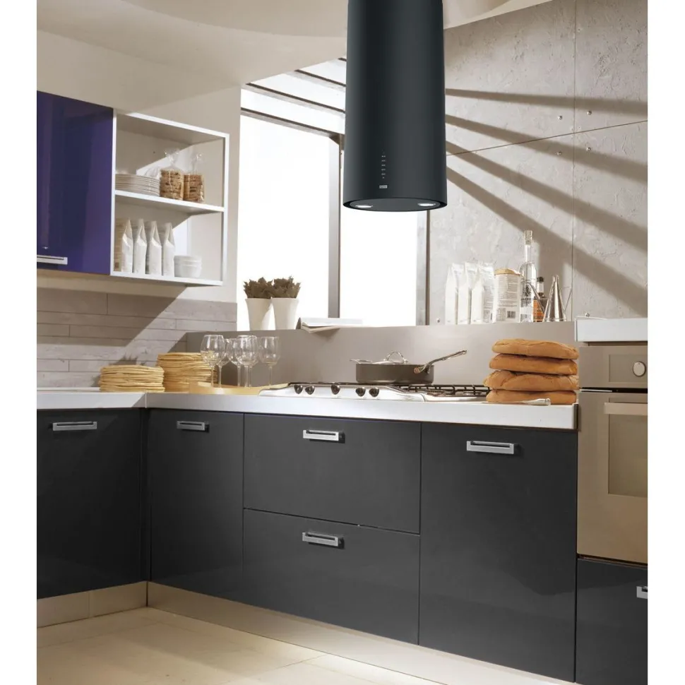 Liesituuletin Frank Tube Plus FTU 3703 I 37 cm saarekemalli musta