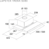 Liesituuletin Lapetek Trekk 50 kalusteeseen musta