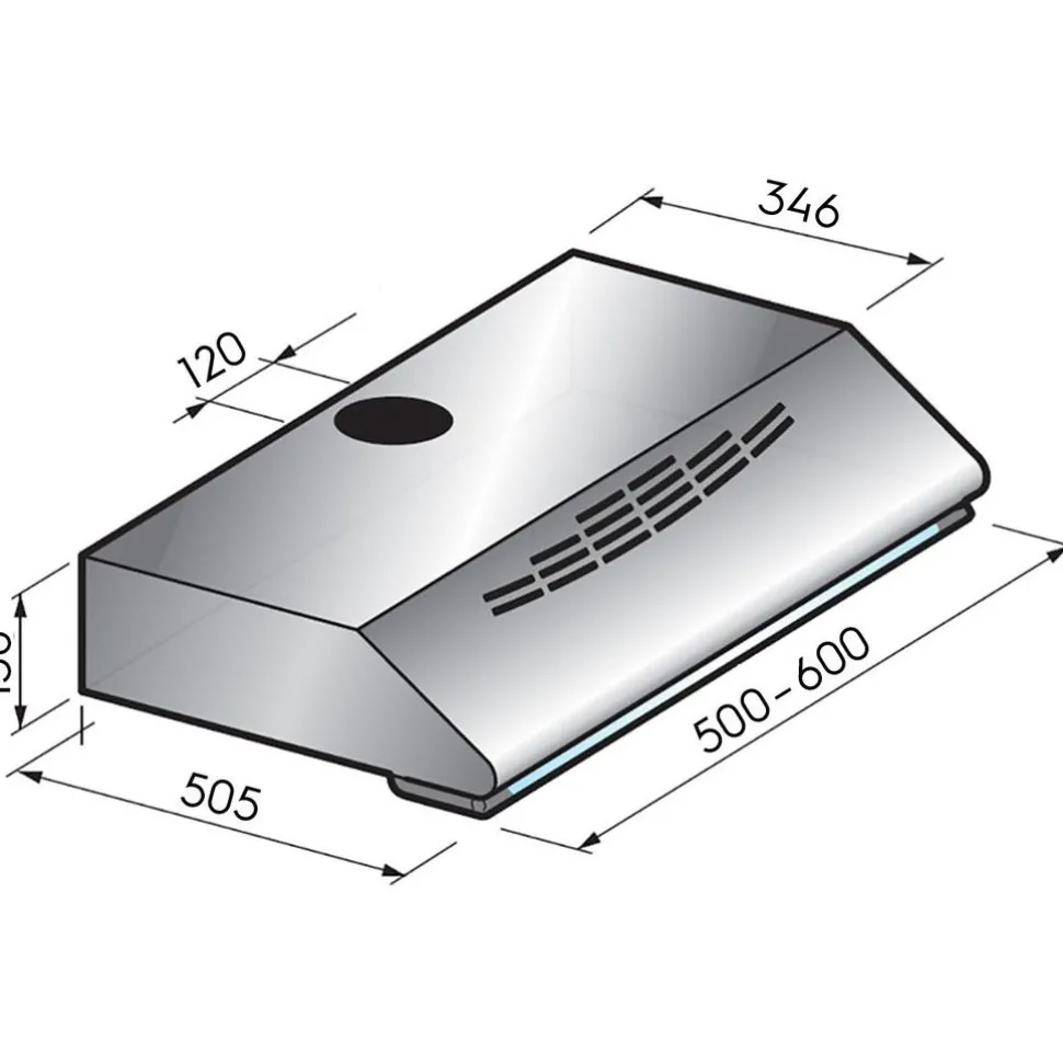 Liesituuletin Savo F-1206-W, 60cm, valkoinen