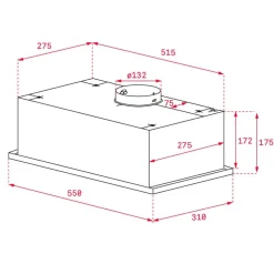 Liesituuletin Teka GFG-2, 55cm, valkoinen