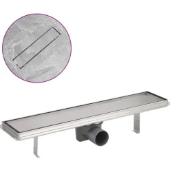 Lineaarinen Suihkukaivo 530x140mm Ruostumaton Teräs
