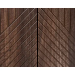 Lipasto ART DECO 4D, ruskea (2364)