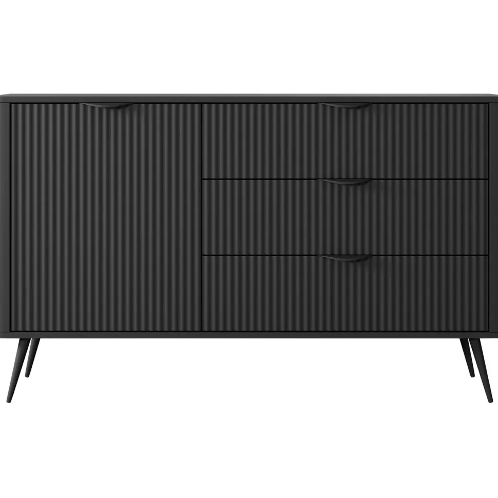 Lipasto Nomla 1D3S LANTE, 82x138cm, musta