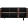 Lipasto Nomla K3D PINELLI PN01, 80x150cm, musta/ruskea