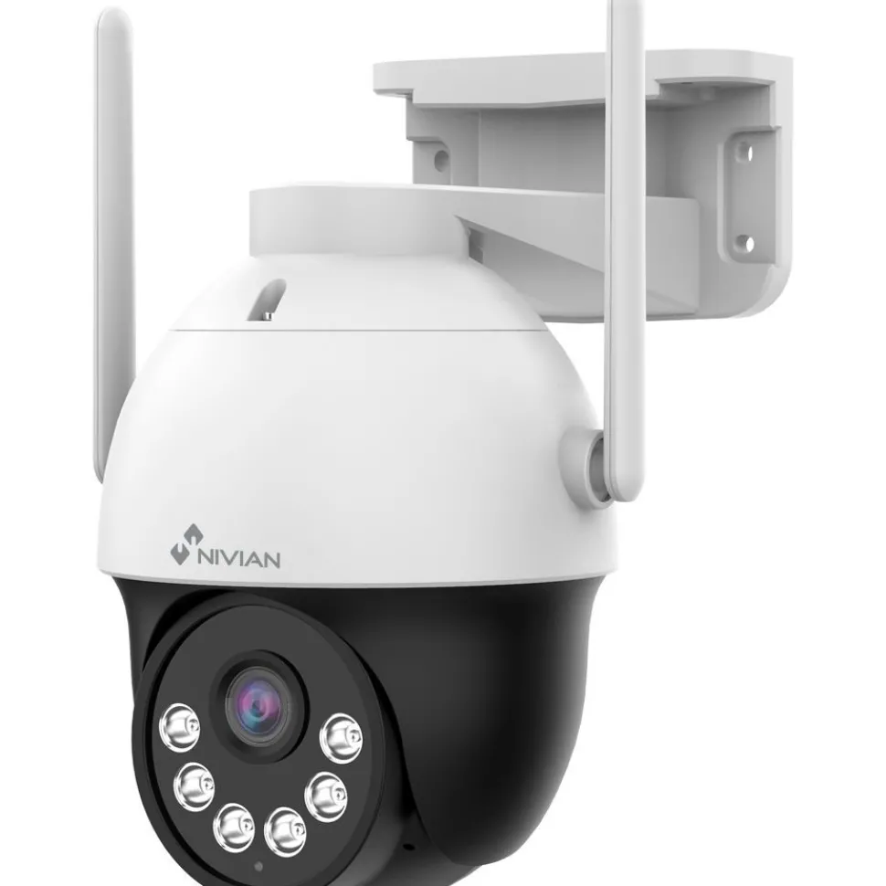 Lisävalvontakamera Celotron Nivian Professional PT-Dome, 3MP, sisä-ja ulkokäyttöön, sähköisesti etänä käänneltävä
