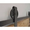 Liukuoven kisko ja helasarja Savo LOFT, musta