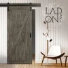 Liukuovi Mirror Line Ladon Ovi -valmispaketti 914 mm kaskisavu