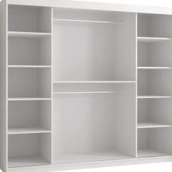 Liukuovivaatekaappi Nomla RIFLO SLIM 2 200, 200x200cm