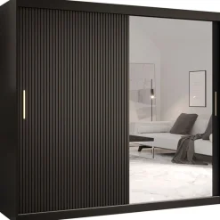 Liukuovivaatekaappi Nomla RIFLO SLIM 2 200, 200x200cm