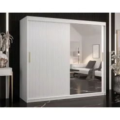 Liukuovivaatekaappi Nomla RIFLO SLIM 2 200, 200x200cm