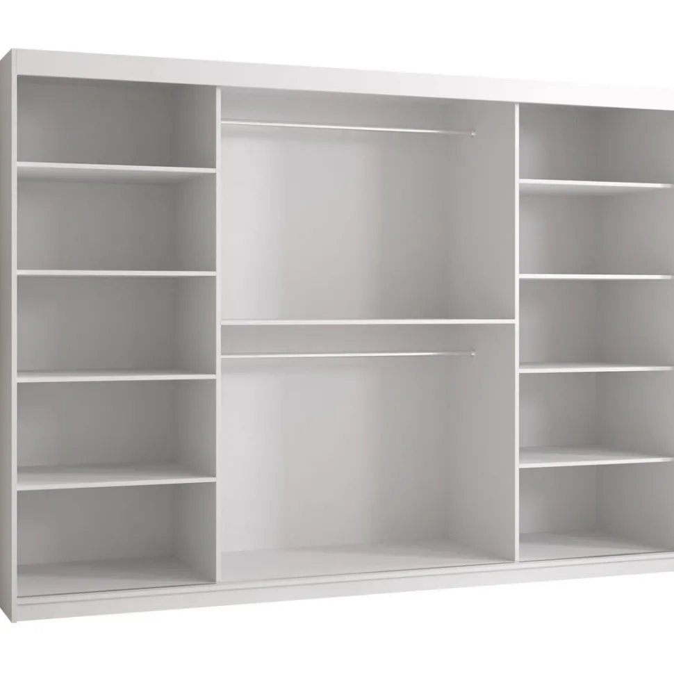 Liukuovivaatekaappi Nomla RIFLO SLIM 2 250, 250x200cm