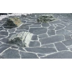 Liuskekivisetti Välimeren Tumma 2-4cm Majakivi 10m²